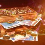 Immagine di un Gratta e Vinci con vincite elevate e una persona felice che festeggia.