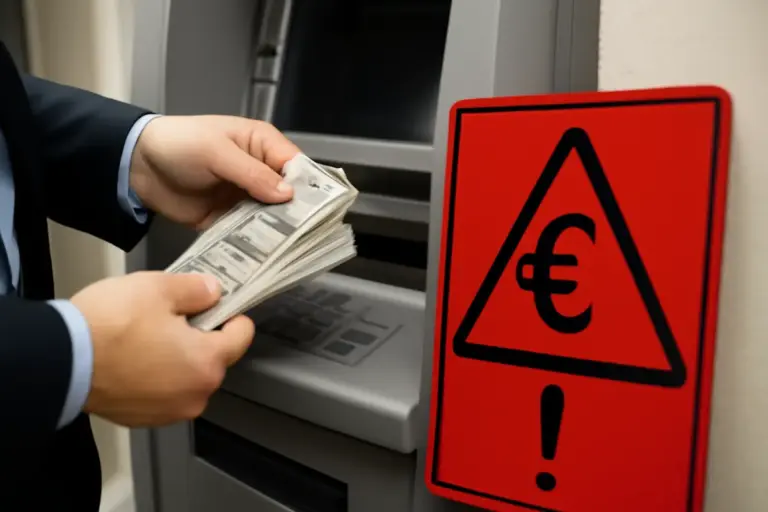 Si possono prelevare grandi somme dal proprio conto senza incorrere in sanzioni? La soglia oltre cui scattano i controlli